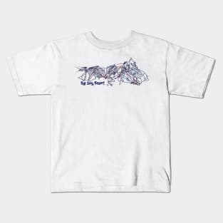 Big Sky Resort Trail Map Kids T-Shirt